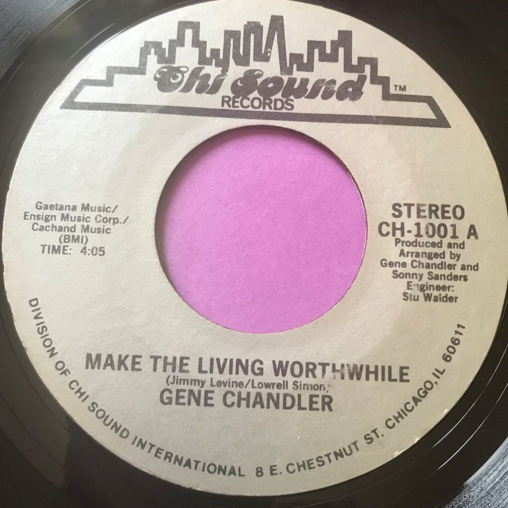 Gene Chandler-Make the living worthwhile-Chi-sound E+