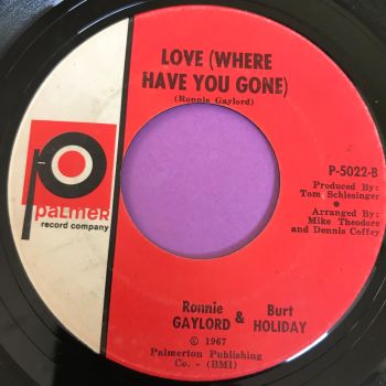 Gaylord & Holiday-Love where have you gone-Palmer E
