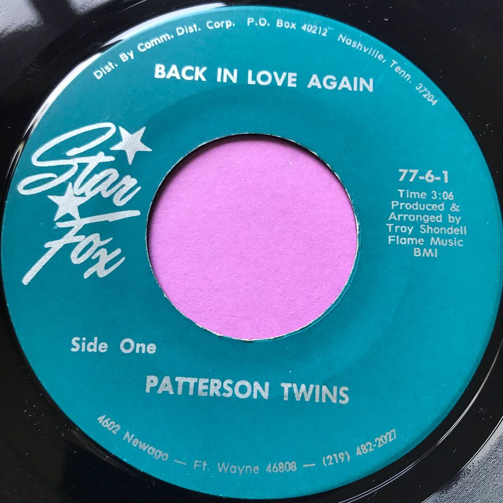 Patterson Twins-Back in love again-Star Fox E