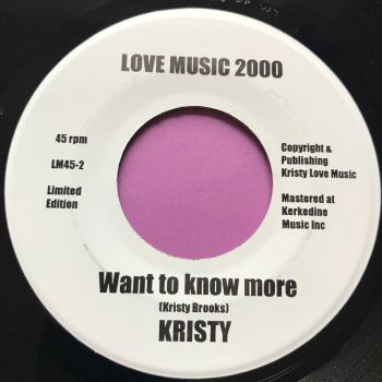 Kirsty-Want to know more/ Giving you love-Love music 2000 E+