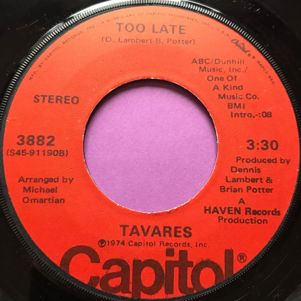 Tavares-Too late-Capitol E+