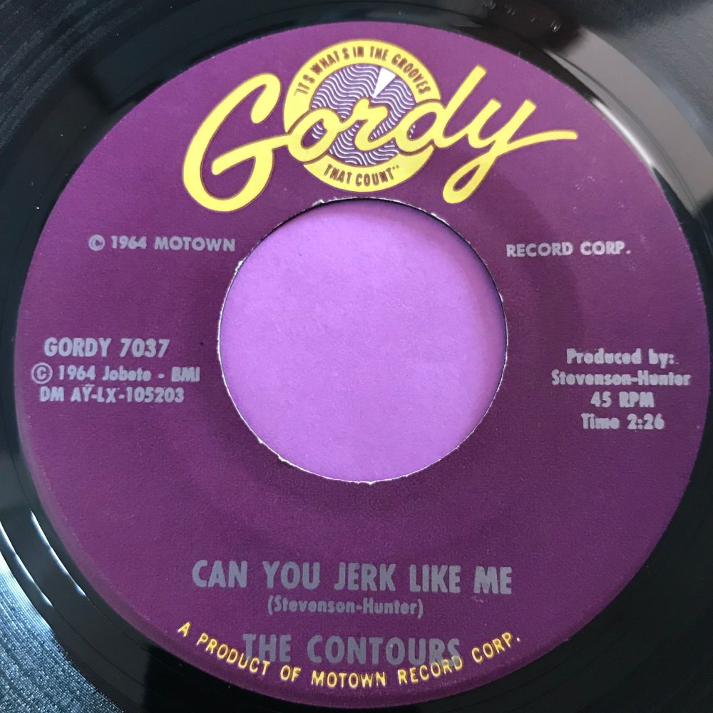 Contours-Can you jerk like me/ That day when she needed me-Gordy E+