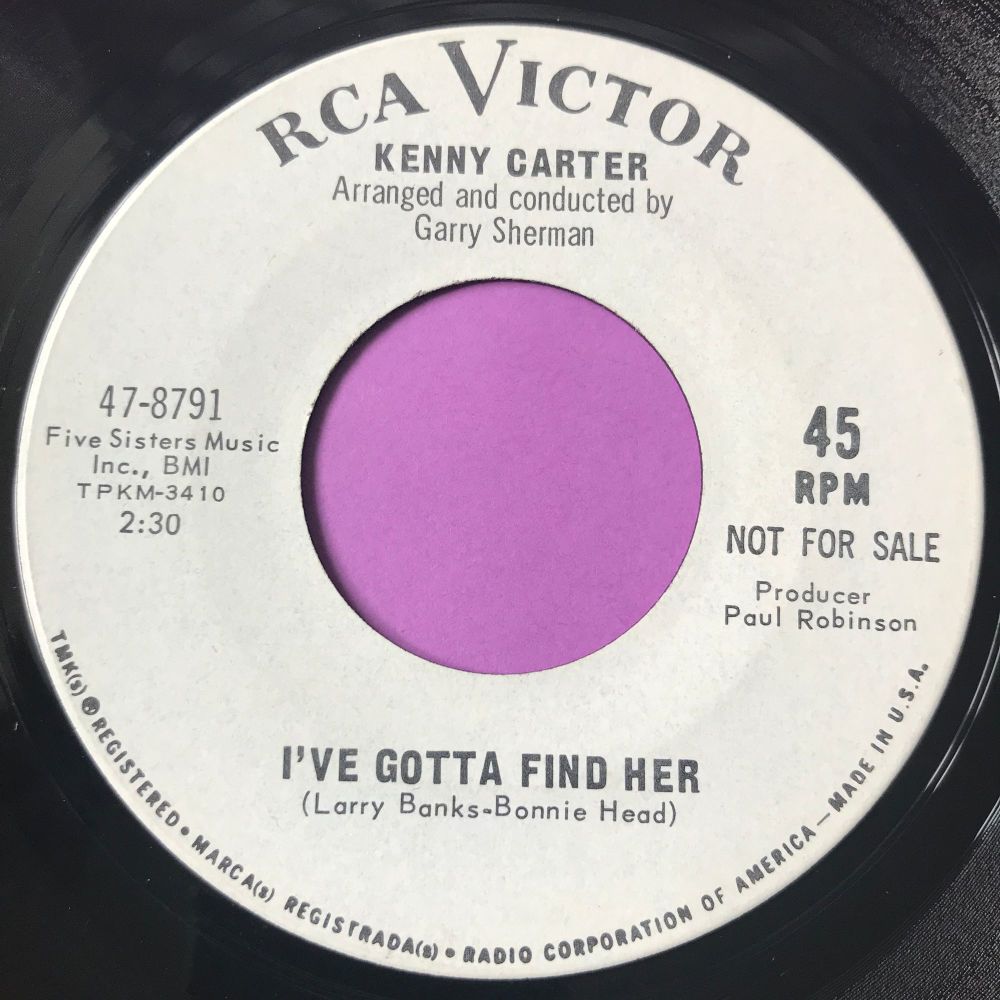 Kenny Carter-I've got to find her-RCA WD E+