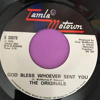 Originals-God bless whoever sent you-Canadian Tamla E+