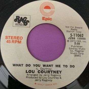 Lou Courtney-What do you want me to do-Epic WD E+