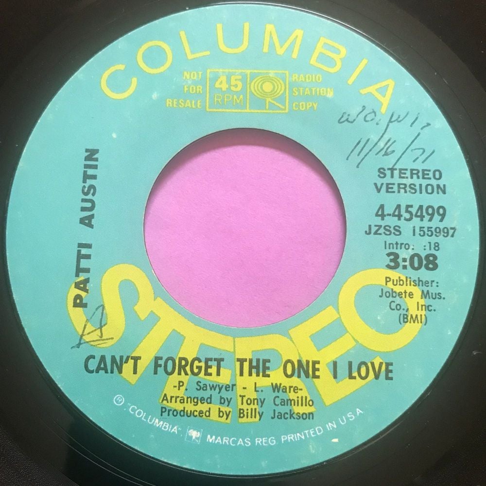 Patti Austin-Can't forget the one I love-Columbia Demo wol E+