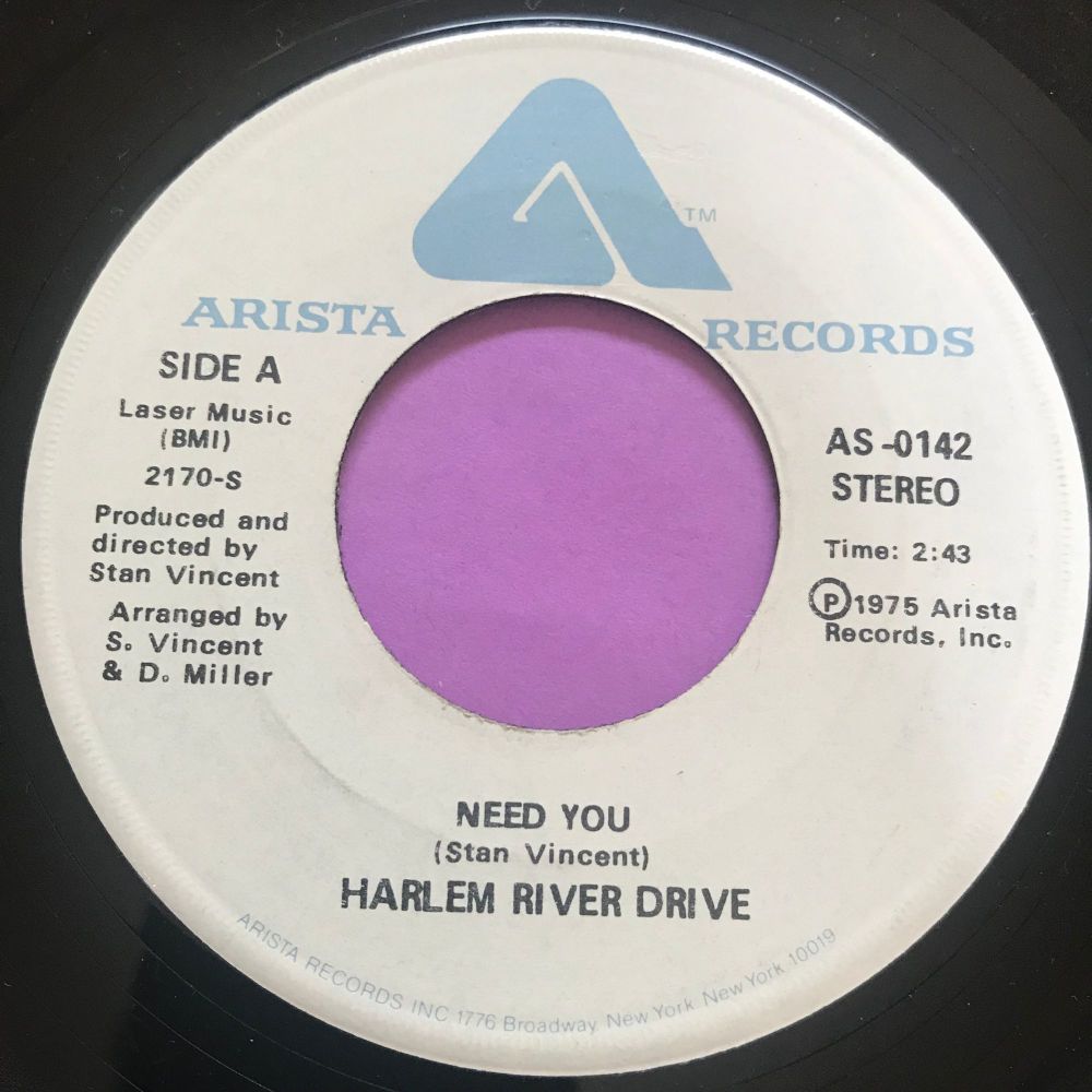 Harlem River Drive-Need you-Arista E+