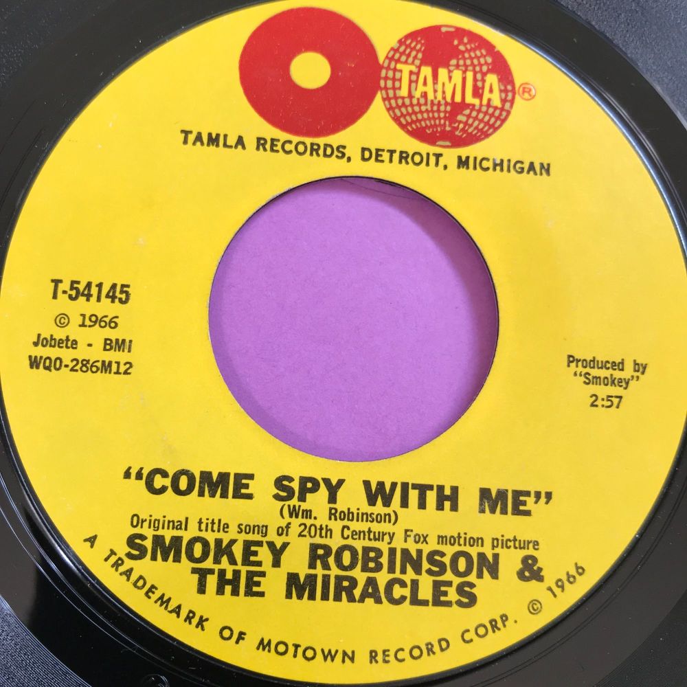 Miracles-Come spy with me-Tamla E+