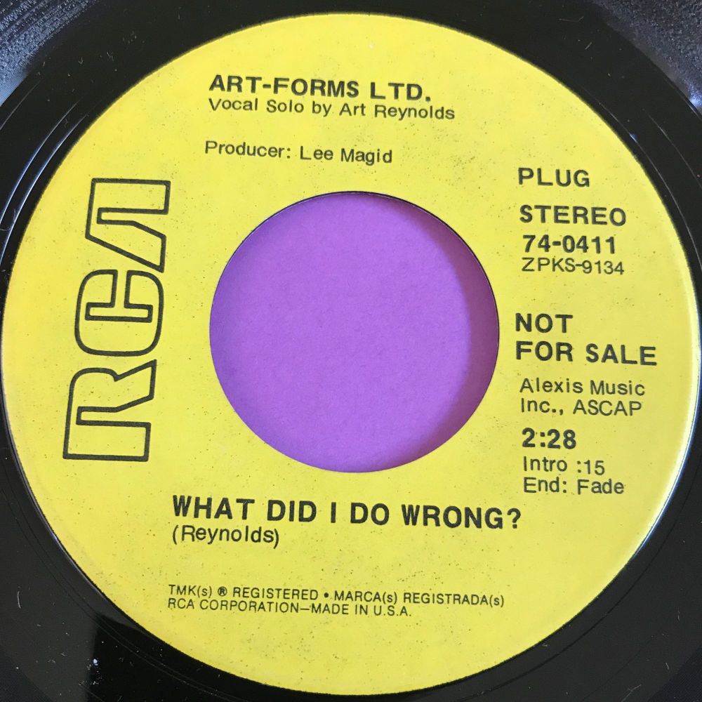 Art Forms LTD_What did I do wrong-RCA Demo E+