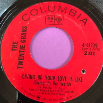 Twentie Grans-Giving up your love-Columbia E+