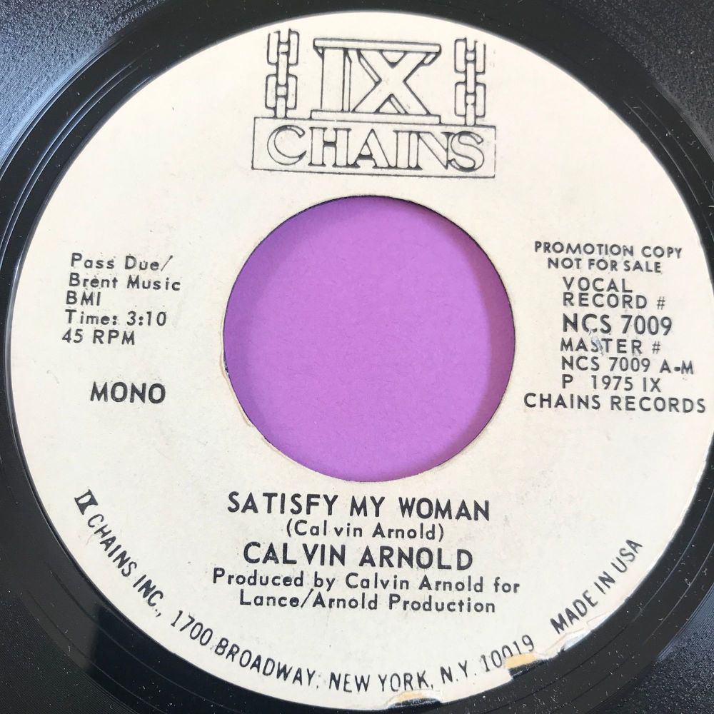 Calvin Arnold-Satisfy my woman-ix Chains WD M-