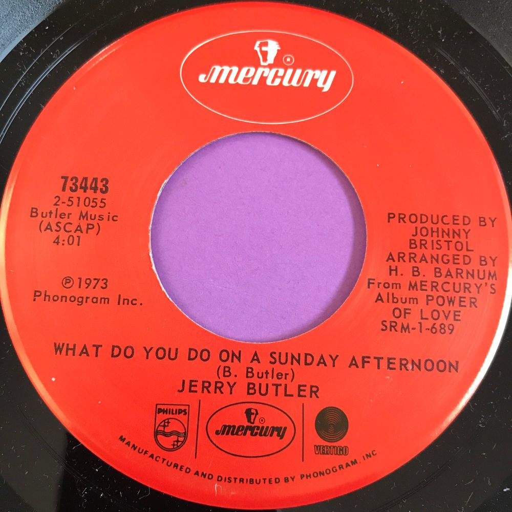Jerry Butler-What to do on a Sunday afternoon-Mercury M-