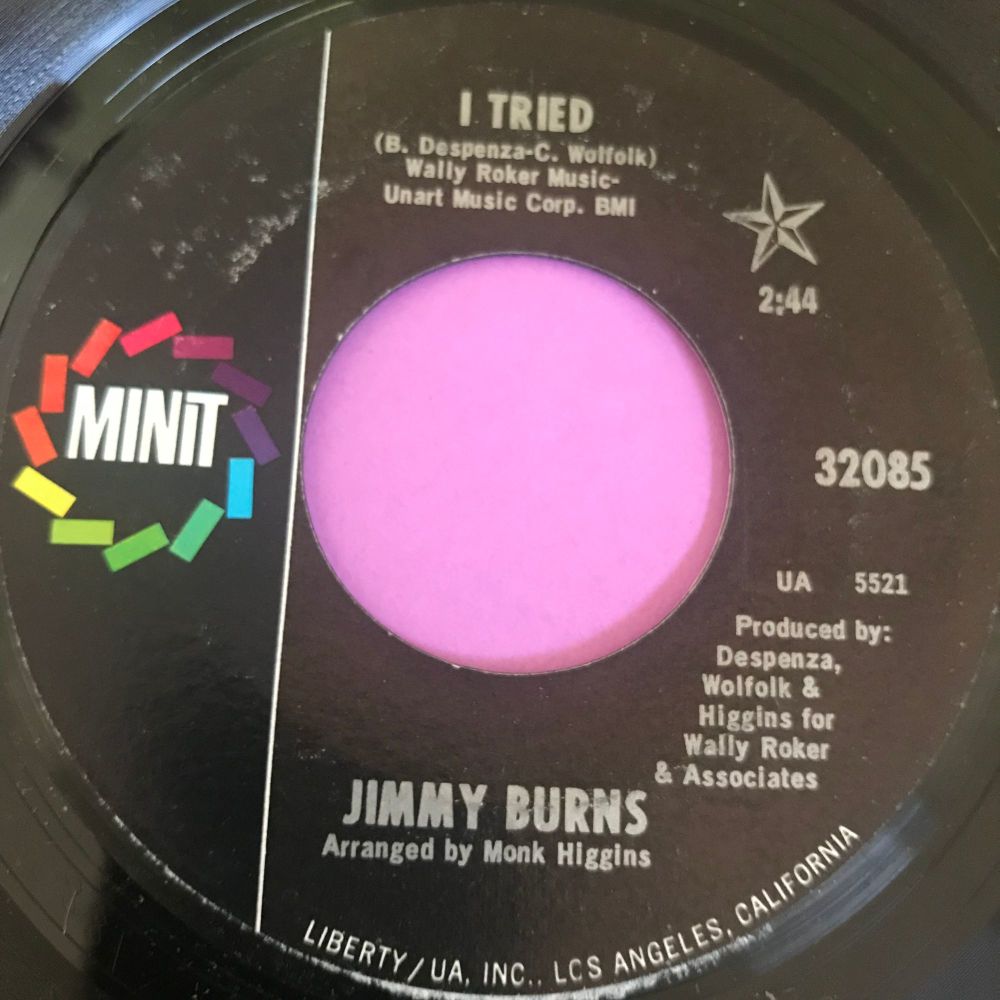 Jimmy Burns-I tried-Minit E