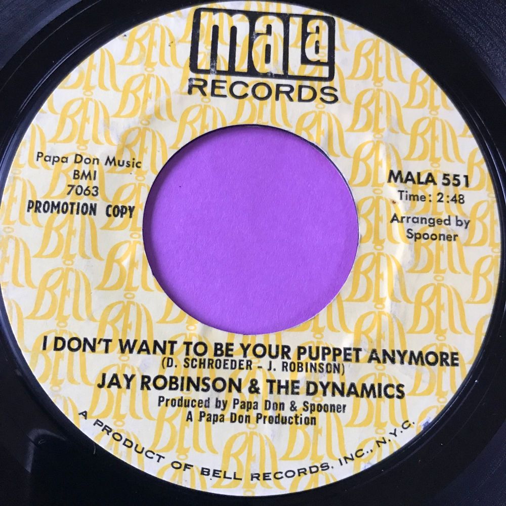 Jay Robinson & The Dynamics-I don't want to be your puppet..-Mala Demo vg+