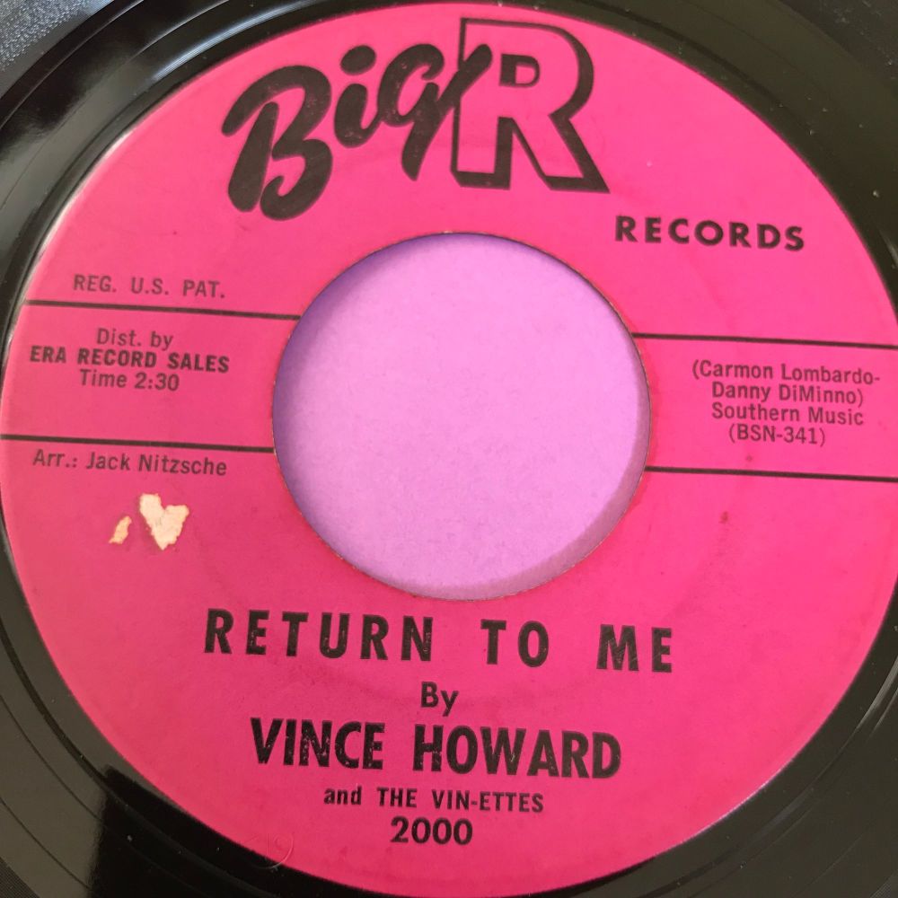Vince Howard-Return to me-Big R E