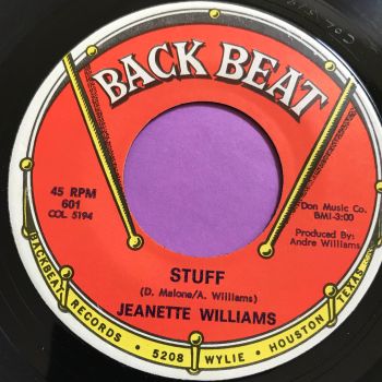 Jeanette Williams-Stuff-Back Beat E+