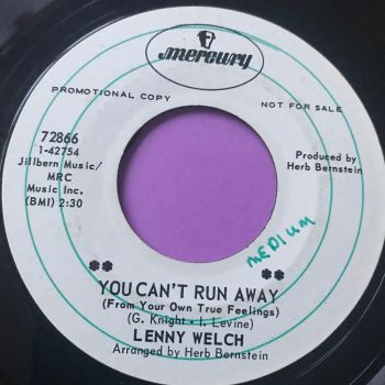 Lenny Welch-You can't run away-Mercury wol E+