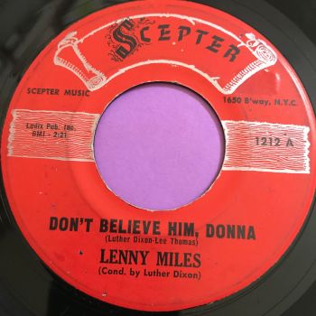 Lenny Miles-Don't believe him Donna-Scepter E