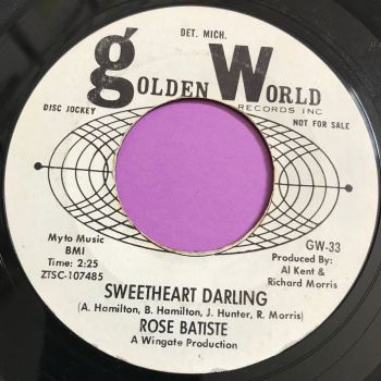 Rose Batiste-Sweetheart darling-Golden world WD vg+