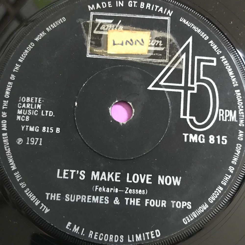 Supremes & Four Tops-Let's make love now-TMG 815 Stkr E-