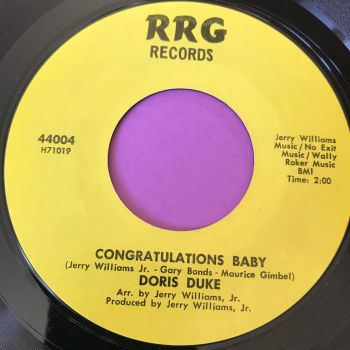 Doris Duke-Congratulations baby-RRG E