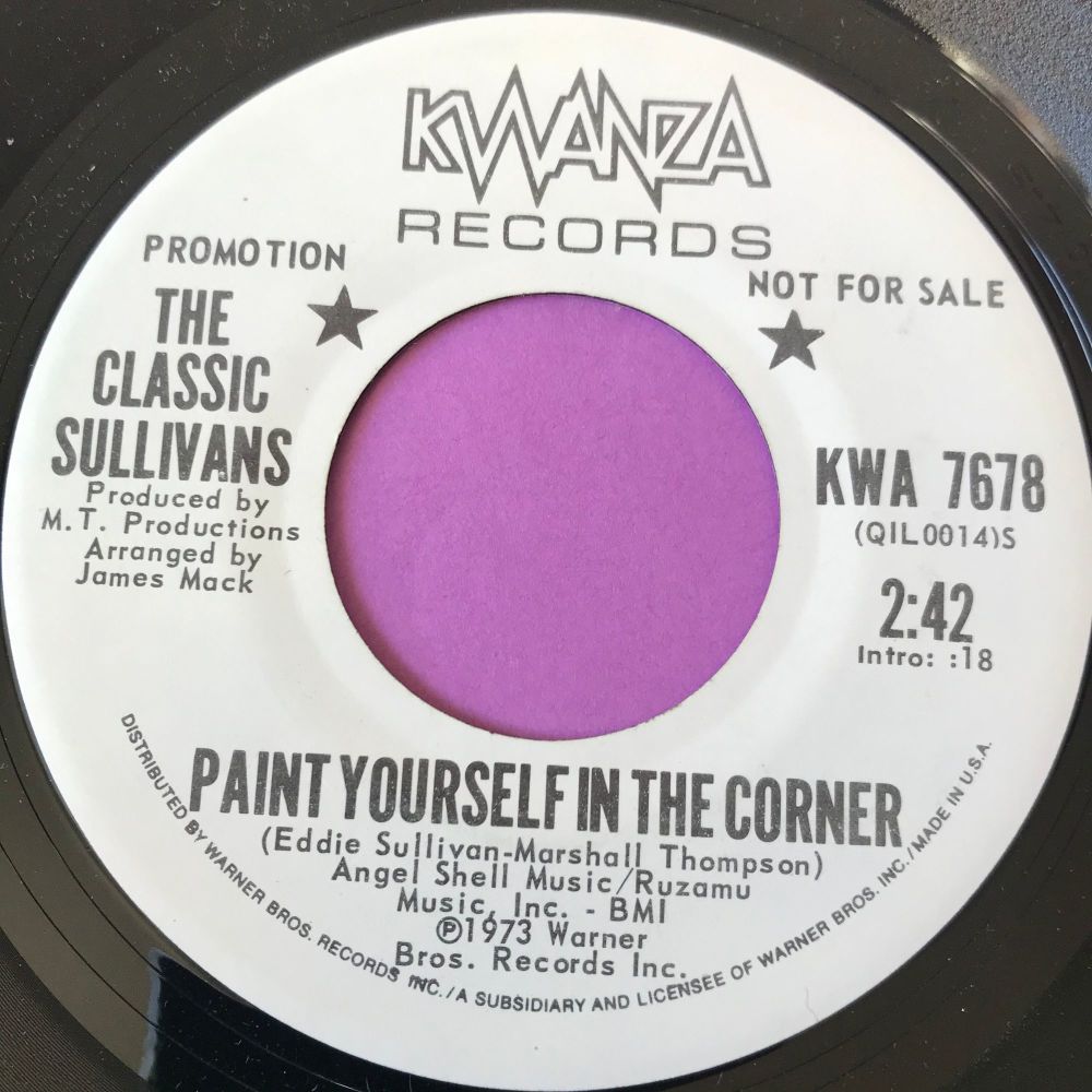 Classic Sullivans-Paint yourself in the corner-Kwanza E+