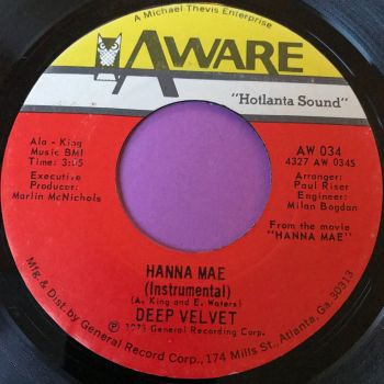 Deep Velvet-Hanna Mae-Aware M-