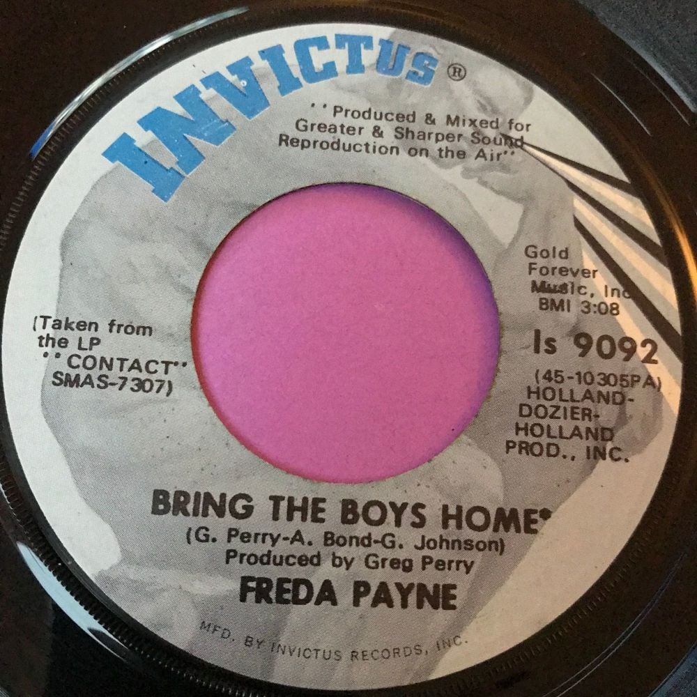 Freda Payne-Bring the boys home-Invictus E+