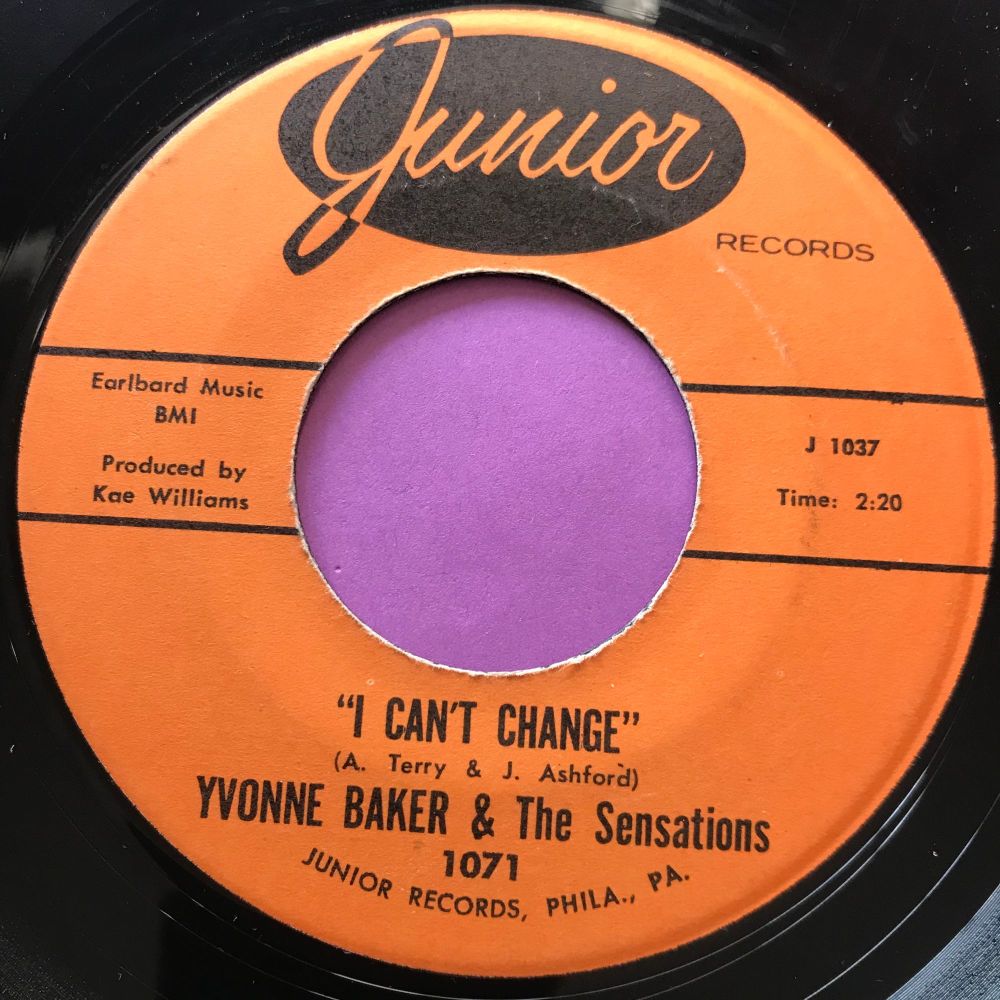 Yvonne Baker-I can't change/Mend the torn pieces-Junior E