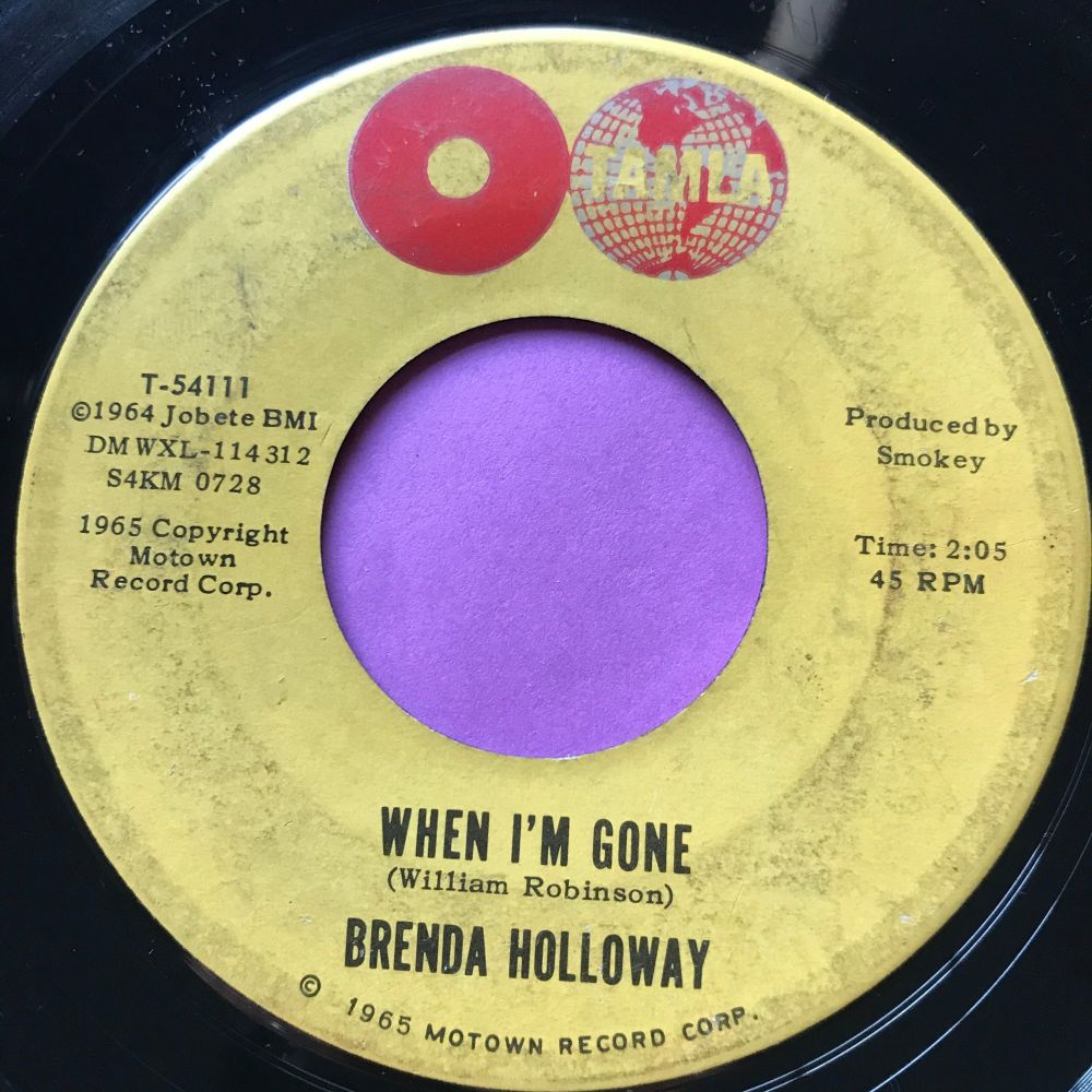 Brenda Holloway-When I'm gone-Tamla vg+