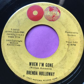 Brenda Holloway-When I'm gone-Tamla vg+