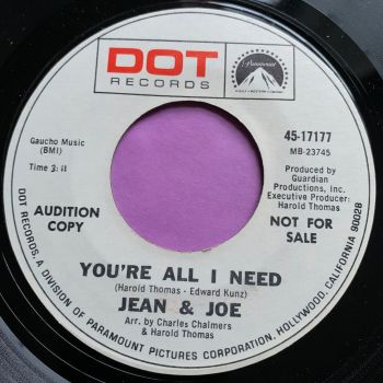 Jean & Jo-You're all I need-Dot Demo M-