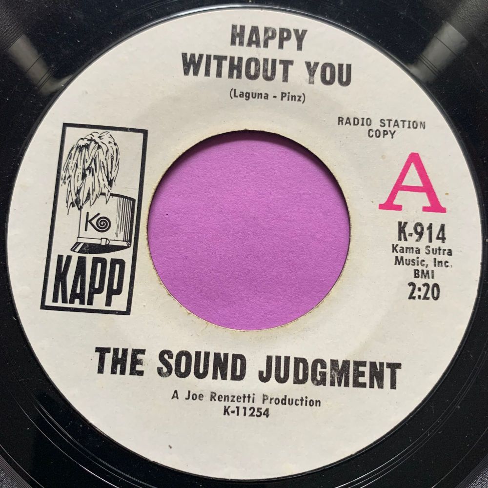 Sound Judgement-Happy without you-Kapp WD vg+
