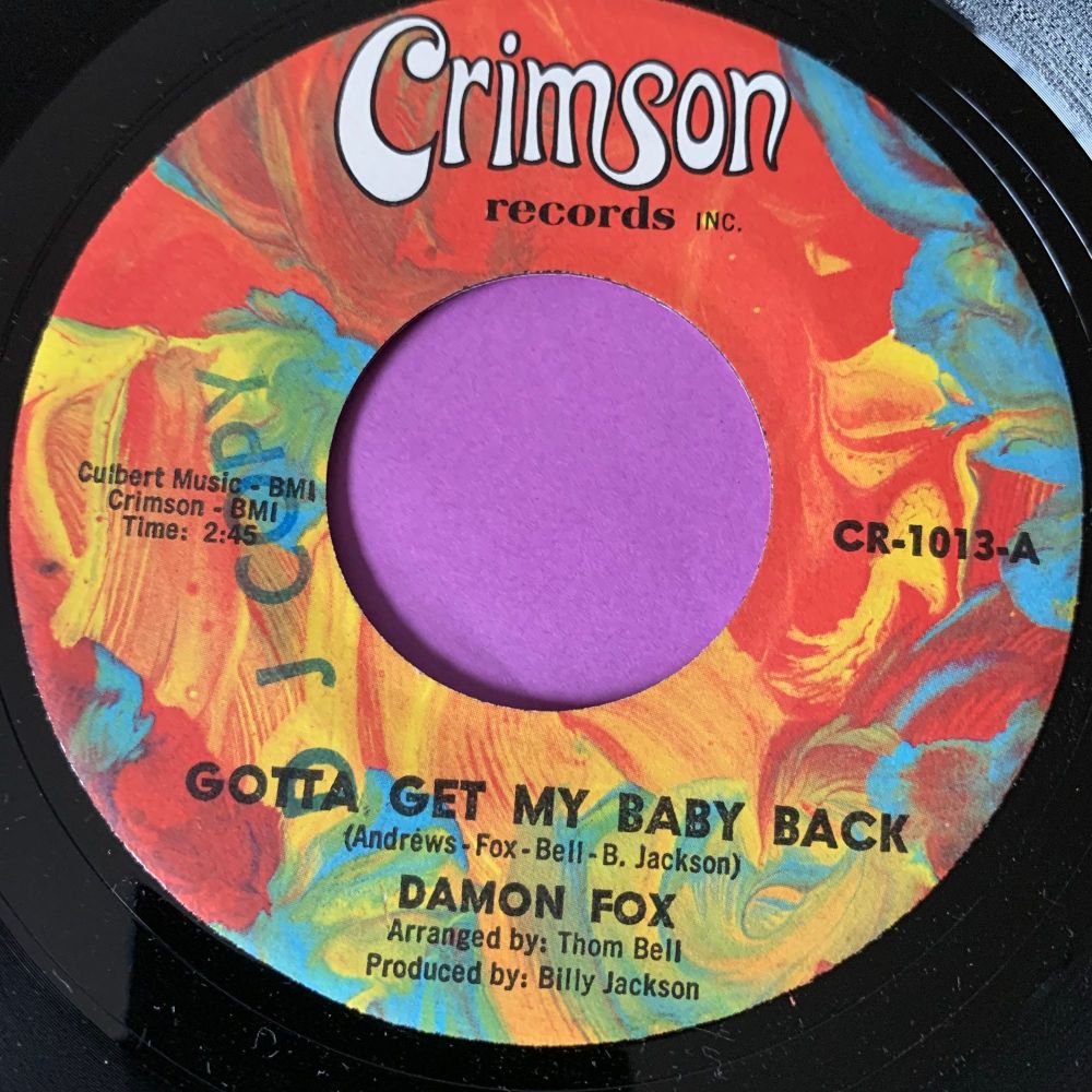 Damon Fox-Gotta get my baby back-Crimson  E+