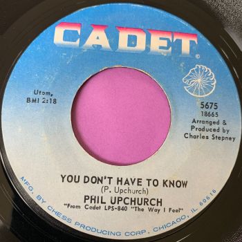 Phil Upchurch-You don't have to know-Cadet E