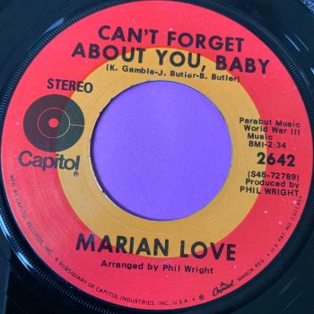 Marian Love-Can't forget about you baby-Capitol E+