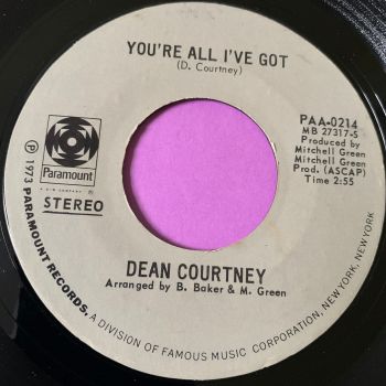 Dean Courtney-You're all I got/ It makes me nervous-Paramount E+