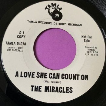 Miracles-A love she can count on/ I can take a hint-Tamla WD E