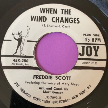 Freddie Scott-When the wind changes-Joy WD E+