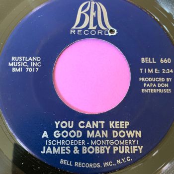 James & Bobby Purify-You can't keep a good man down-Bell E+