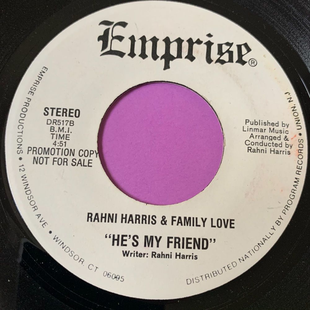 Rhani Harris & Family Love-He's my friend-Einprise WD  E+