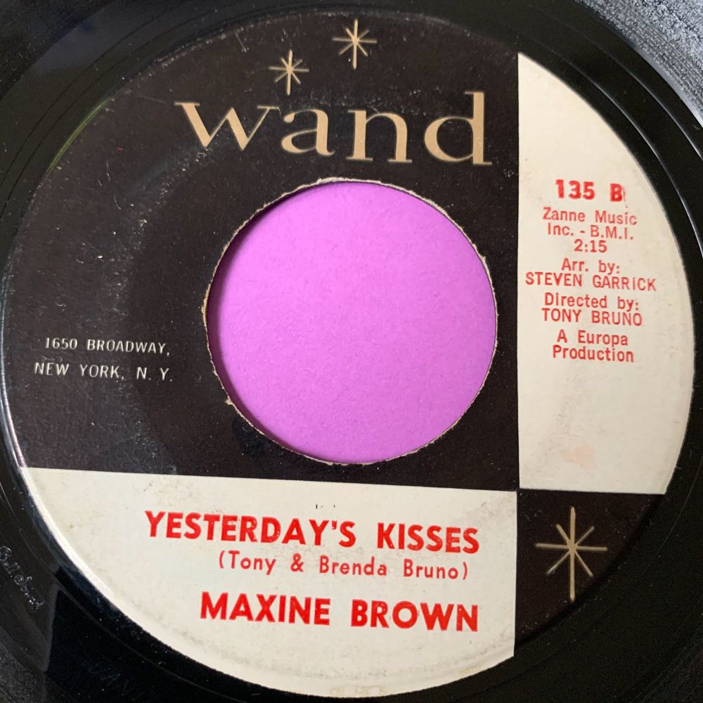 Maxine Brown-Yesterday's kisses-Wand E+