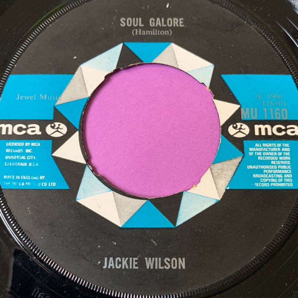 Jackie Wilson-I get the sweetest feeling/Soul Galore -UK MCA noc E+