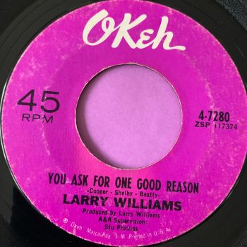 Larry Williams- You ask for one good reason-Okeh E+