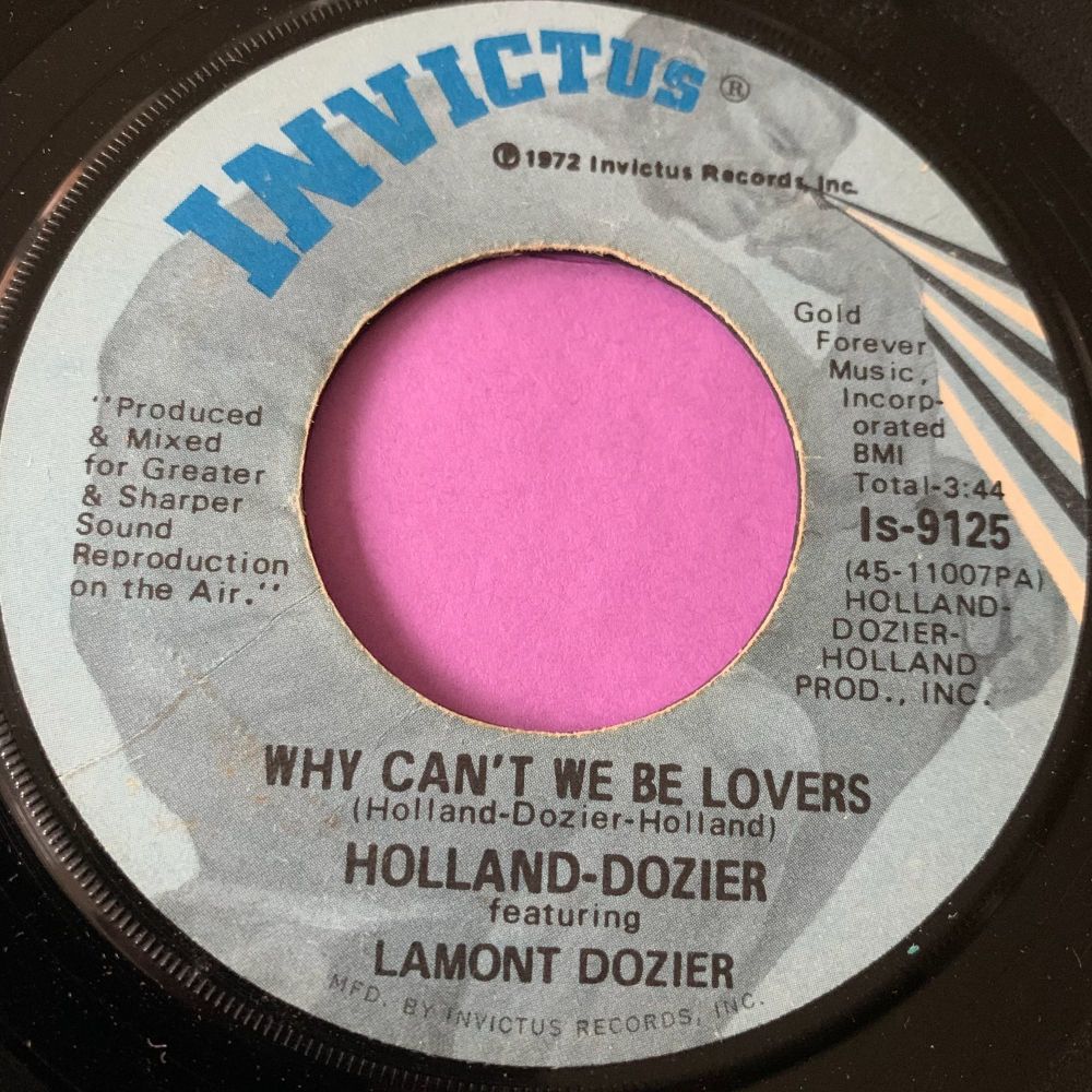 Holland Dozier-Why can't we be lovers- Invictus E+