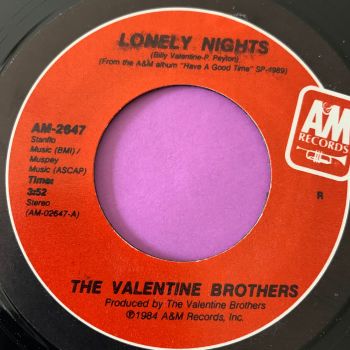 Valentine Brothers-Lonely nights-A&M E+