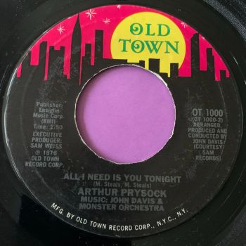 Arthur Prysock-All I need is you tonight-OldTown E+