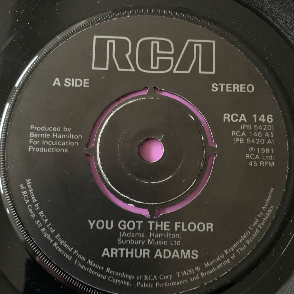 Arthur Adams-You got the floor-UK RCA E+