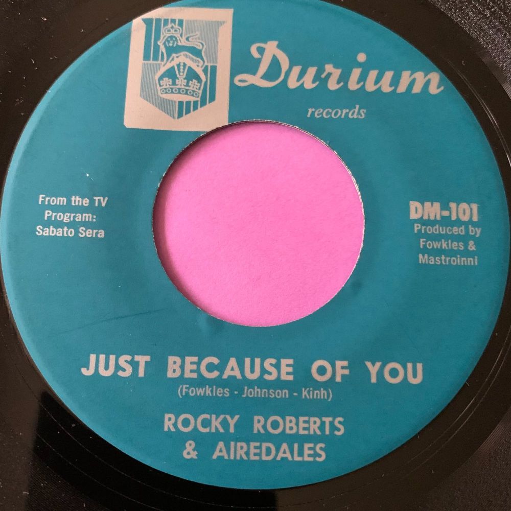 Rocky Roberts-Just because of you-Durium E+