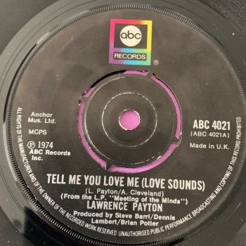 Lawrence Payton-Tell me you love me-UK ABC E+